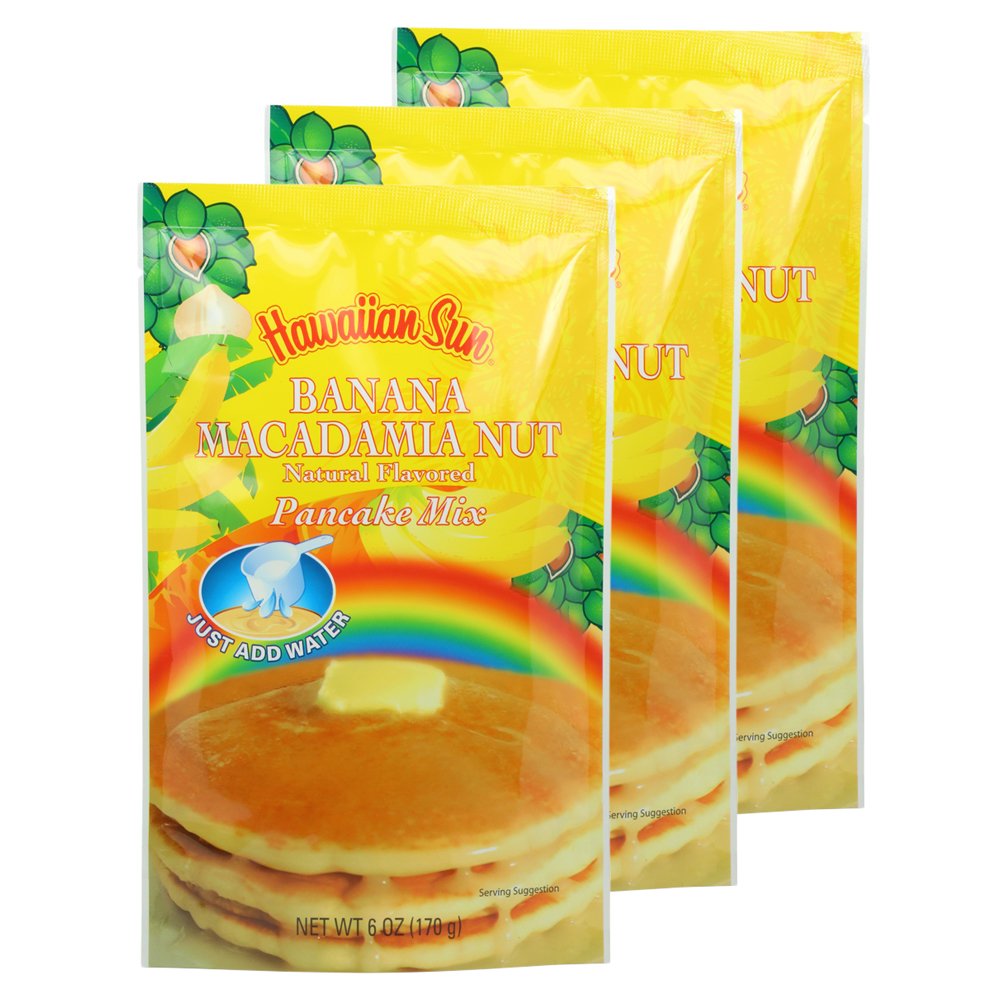 Amazon.com : Banana Macadamia Nut Pancake Mix, 6 Ounce (Pack of 3